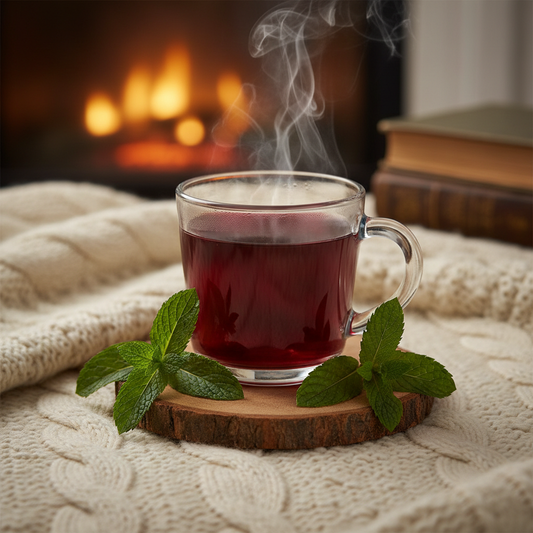 Elderberry Peppermint Tea